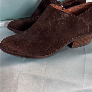 Lucky Brand Farryn Suede Booties southwestern boho